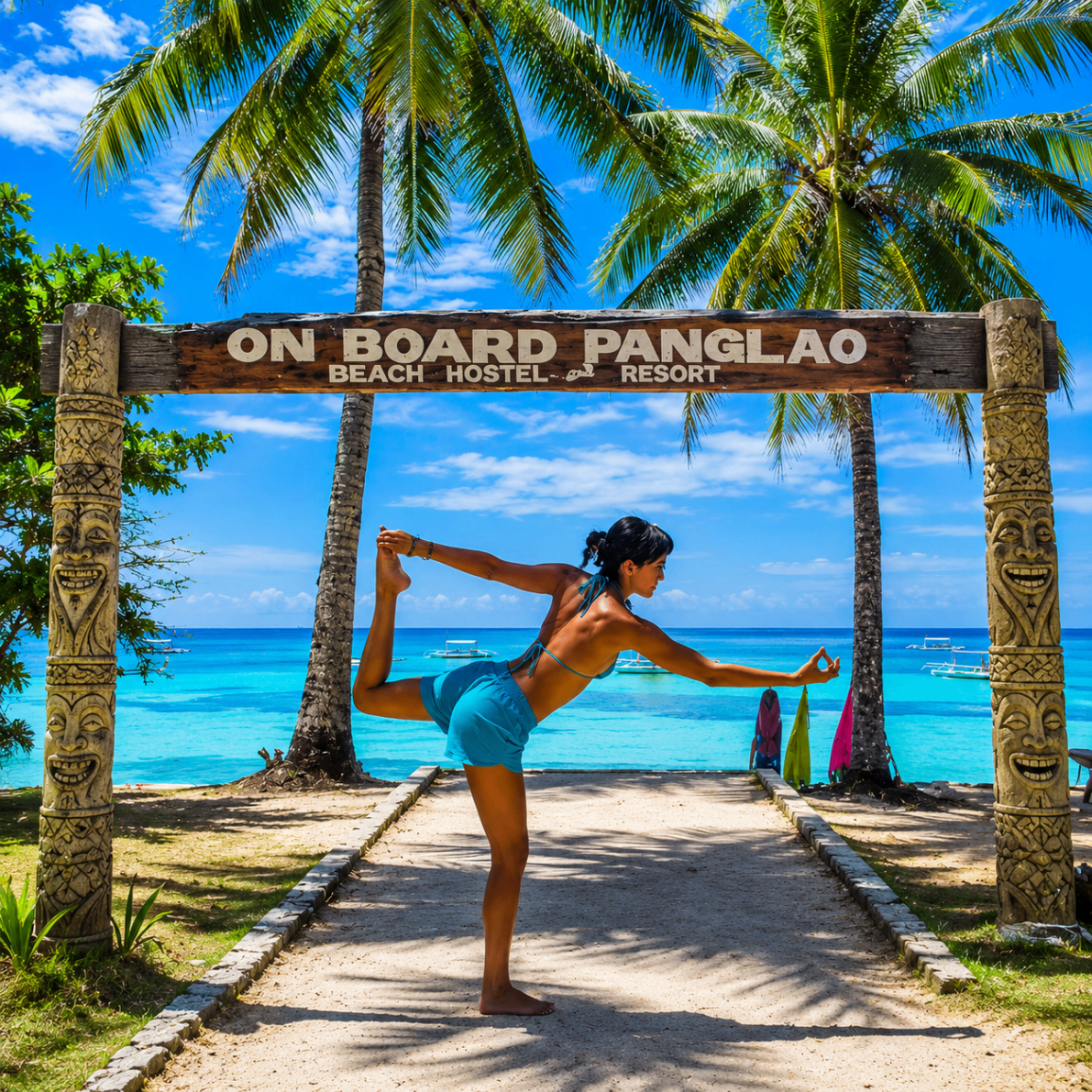 Yoga by the sea